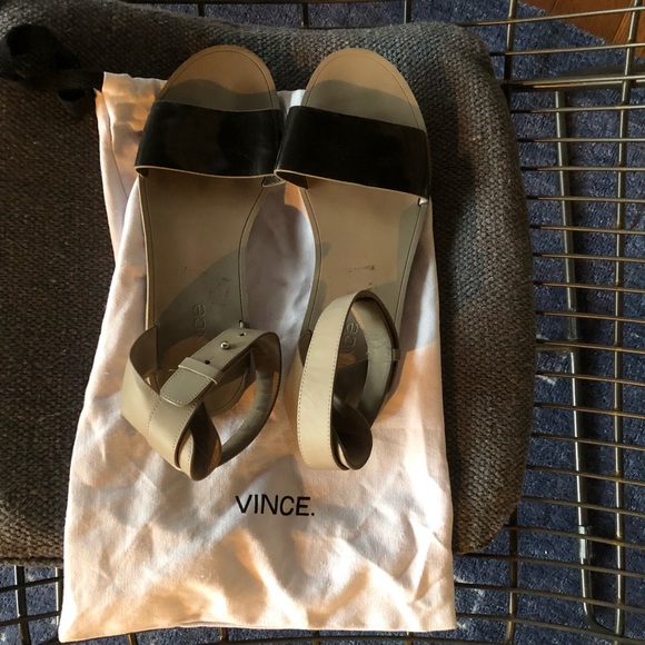 Vince grey and black sandals (7.5-8) - Picture 2 of 8